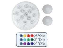 Luz Led À Prova D'Água Suprimentos para Casa Iluminação Doméstica Modo de 24 Teclas Chip de 13 Led para Jardinagem de Banho ASHATA