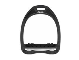 punho inclinado aliminiano preto/preto/branco FLEX ON