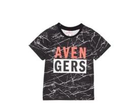 T-Shirt de Criança VINGADORES Algodão Preto (XS)