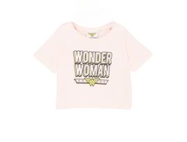 T-Shirt de Criança MULHER-MARAVILHA Algodão Rosa (XS)