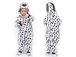 Pijama de Bebé FPSP Roupa de Dormir Loungewear de Uma Peça para Cão Malhado-140Cm (140 cm)