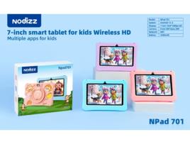 Tablet infantil NODIZZ, 7 polegadas, 816GB, câmera dupla