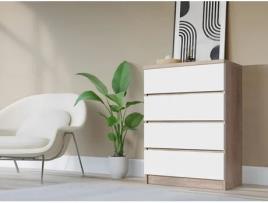 Cómoda Milan CSD Branco (LAP80x95x40cm)