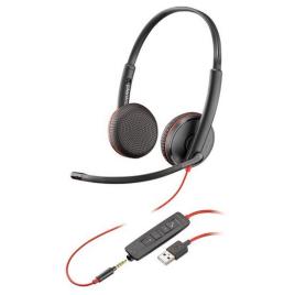 Polycom Fones De Ouvido C3225 Usb-c One Size Black