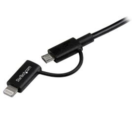 Startech Cabo Combo Lightning/micro Usb Para Usb One Size Black