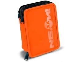 Kit Escolar NE.XXN! MILANO Coleção Reflex Laranja Porta-Lápis Porta-Canetas e Marcadores