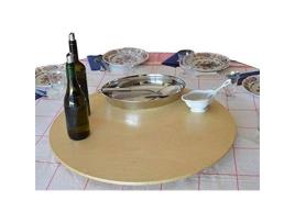 Plataforma Giratória em Madeira Natural MADE IN ITALY Espessura 1 5 Cm