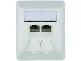 Caixa de Junção TELEGÄRTNER Amj45 Cat.6A Profunda 2 X Rj45