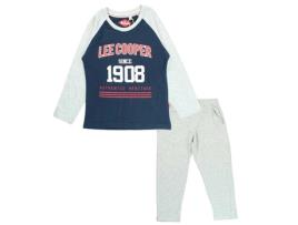 Pijama de Criança LEE COOPER Cinzento (XS)