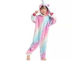 Pijama de Criança Menina FPSP Roupa de Dormir Loungewearroupa de Dormir de Uma Peça Galaxy Star-110Cm (110 cm)