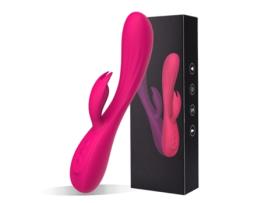 vibrador BO-GM56 vibração de motor duplo de 10 frequências, carregamento USB