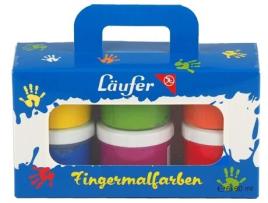 Tinta a Dedo Runner Cores Sortidas Conjunto 6 X 60 Ml LÄUFER