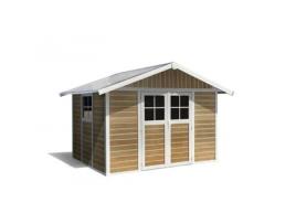 Abrigo de Madeira GROSFILLEX 7 5 m² Brown Deco Model Sherwood Wood