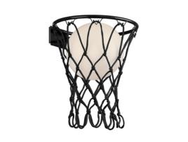 Candeeiro de parede preto mate basquete E27 MANTRA ILUMINACIÓN