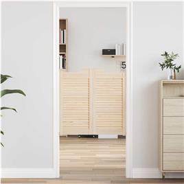 vidaXL Portas de batente design de persiana 2-Par 80x80cm pinho maciço