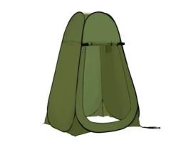 Tenda de acampamento Banheiro Banheiro Chuveiro Vestiário Impermeável Acampamento Destacável Pop Up Verde GE