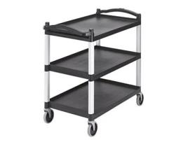 Carrinho CAMBRO Kd Carrinho de Serviço de 3 Camadas Preto 101 5X 54X 95Cm Bc340Kd-110