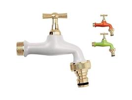 Torneiras de Jardim AQUAJET B 995 Wht Conexão Rápida Branco Pérola Material Durável