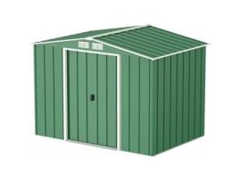 Abrigo de Metal DURAMAX Cobertizo Eco 8x6 Verde