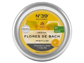 Pastilhas Nº 39 Flores de Bach Tranquilidade e Calma Bio Vegan 45G LEMON PHARMA
