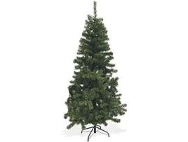 Árvore de Natal GALILEO Casa H. 180 Cm Verde Escuro Plástico e Metal