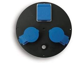 Tomadas com Fio Disco FANTON Fme 26485 2 Tomadas 2P T 16 a 220 V 1 Tomada 2P T 16 a 220 V Schuko