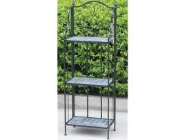 Prateleira VIGOR Retangular 3 Andares Ferro Forjado