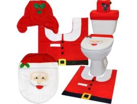 Tapete de Banheiro Conjunto de Natal RUHHY 22360