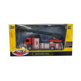 Msz Boneca Diecast Model Volvo Fire Fighting Ladder Truck Scale 1:50