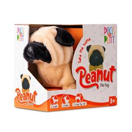 Pugs At Play Robô Interativo Walking Dog Peanut