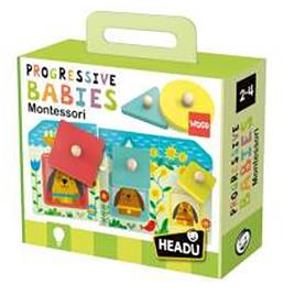 Headu Boneca Montessori Progressive Babies Game