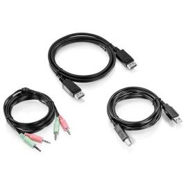 Trendnet Usb Audio Kvm Display Port Kit 1.8 M One Size Black