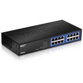 Trendnet 16-port Gigabit Greennet Switch Teg-s16dg One Size Black