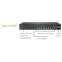 Sonicwall Sws12-10 Switch One Size Black