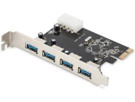 Tarjeta Expansion  PCI Express 4X USB 3 0 PUERTOS a/f Externa