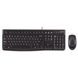 Logitech Mouse E Teclado Combinados Para área De Trabalho Mk120 Hungarian QWERTY Black