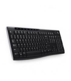 K270 Teclado RF Wireless Qwertz Checo Preto