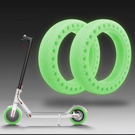 Quick Media Electronic Green Fluorecent Tire One Size Black