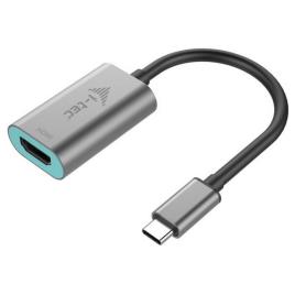 Metal C31METALHDMI60HZ Adaptador de Cabo de Vídeo 0,15 M USB TYPE-C HDMI Cinzento, Turquesa