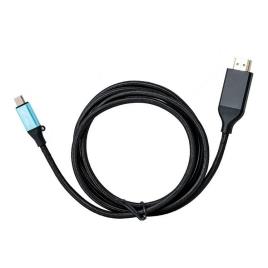 C31CBLHDMI60HZ Cabo de INTERFACE/ADAPTADOR de Género HDMI USB-C 3.1 Preto, Azul