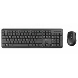 Trust Mouse E Teclado Sem Fio Tkm-350 One Size Black