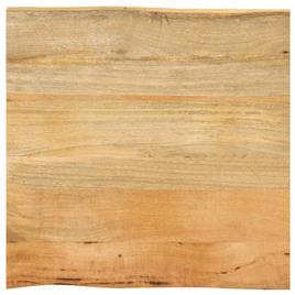 vidaXL Tampo de mesa c/ borda viva 40x40x2,5 cm mangueira maciça