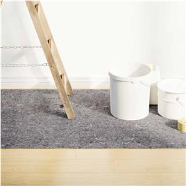 vidaXL Tapete p/ pintor em velo antiderrapante 2532cm 180g/m² cinzento