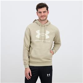 Under Armour Rival - Bege - Sweatshirt Capuz Homem tamanho M