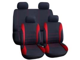 Capa de Assento de Carro Tirol Interior Acessórios para Carro Capa de Carro de Estilo Universal Vermelha