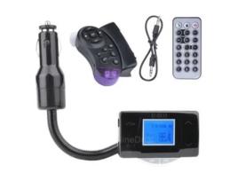 Transmissor FM Bluetooth Car Kit MP3 Player Volante Handsfree com Bluetooth Kit de Controle Remoto Carros FM Modulador Ouvir