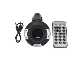 Kit mãos-livres para carro Transmissor FM Bluetooth Leitor de áudio MP3 com controlo remoto