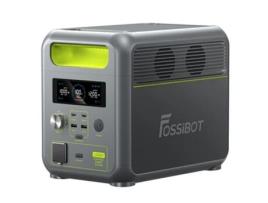 Estação de Energia Portátil FOSSIBOT F1200 1024Wh Capacidade 1200W 3 Modos de Luz Led Proteção Bms 4000 Tempos de Ciclo