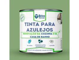 Tinta para azulejos Salvia SATINADO 4 L BRICOSALVAJE, Conservante anti-mofo, fácil aplicação