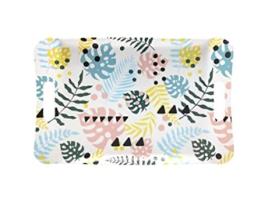 Bandeja para Bolo em Melamina MAITRE CHEF 31Cm X 21Cm Pastel Retangular Pode Ser Lavada na Máquina de Lavar Louça